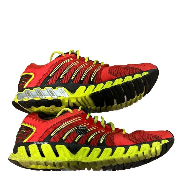 K-Swiss Men’s 12.5 Athletic Shoe 02798646 Low K11/096 Red Yellow - Picture 6 of 10